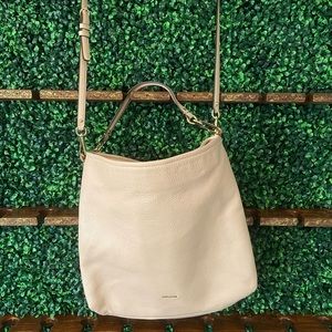 Blush COACH leather hobo bag